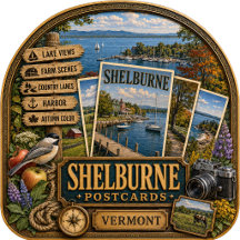 Shelburne Vermont Postcards/Gifts