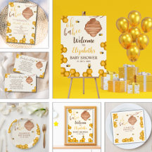 Oh Babee, Cute Watercolor Bee Baby shower