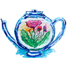 Flower Teapot 1