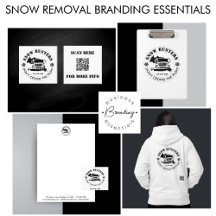 Snow Removal Add Logo Custom Business Supplies