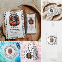 Cute Cat Girl 1st Birthday Party