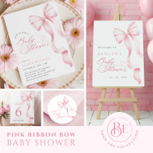 Pink Ribbon Baby Shower