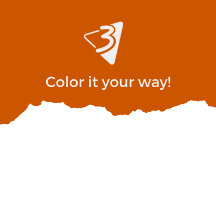 Orange and White Pillows - Living Room