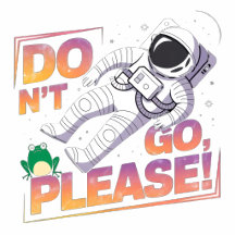 Astronaut Floating in Space Cosmic AdventureDesign