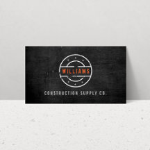 Construction Business Cards