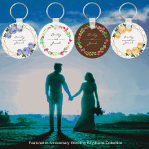 Anniversary Wedding Keychains