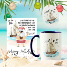 Pirate Santa Tropical Beach Christmas Collection
