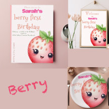 Berry first birthday 