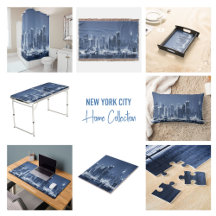 Panoramic New-York City Night Skyline