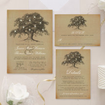 The Vintage Old Oak Tree Wedding Collection