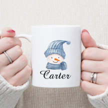 Winter Snowman monogram