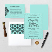 Elegant Bridal & Co. Teal Bridal Shower Collection