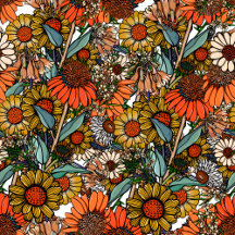 Retro Floral Patterns
