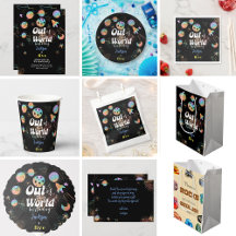 Out of this world space adventure kids birthday