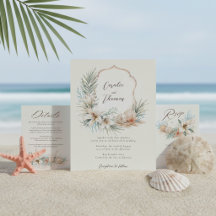 Tropical Boho Beach Wedding