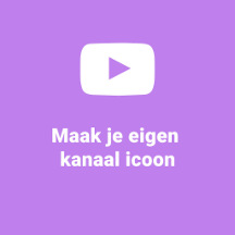 Maak je eigen YouTube kanaal icoon