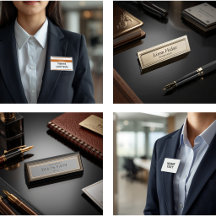 Unique Classic Personalized Name Tags