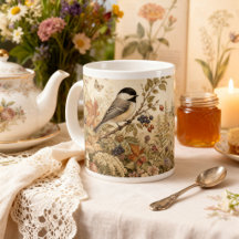 Vintage Woodland Animals Cottagecore Mugs 
