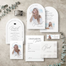 Simple Elegant Script Modern Arch Graduation