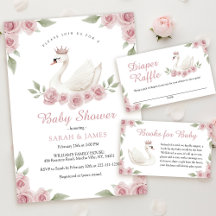 Swan Baby Shower Collection