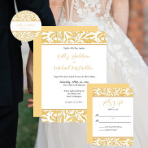 Gold and Black Elegant Style Wedding Collection