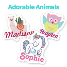 Name Labels | Adorable Animals