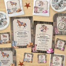 Rustic Horseback Riding Birthday Party