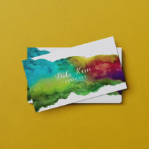 Colorful Business Cards