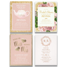 BRIDAL SHOWER INVITATIONS