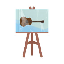 Acrylic Signs for Guitar Lessons