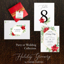 Holiday Greenery Wedding or Event Collection