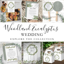 Woodland Eucalyptus Greenery Garland Wedding Suite