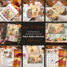Enchanted Autumn Forest Fairy Baby Shower