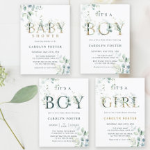 Eucalyptus Botanical Letter Collection