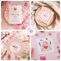 Cute Watercolor Bear Valentine's Day