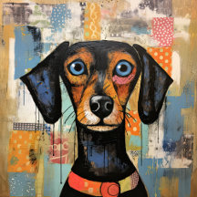 Cute Puppy Funny Dog Mixed Media Animal Pet