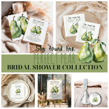Elegant Brunch Greenery Perfect Pear Bridal Shower
