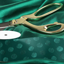 Elegant Faux Foil Polka Dots Ribbons