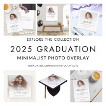 2025 Graduation Minimalist Photo Overlay