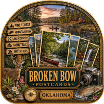 Broken Bow Oklahoma Postcards/Gifts