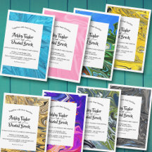 Modern Minimal Colorful Abstract Art Collection