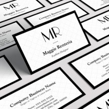 Monogram Business Cards