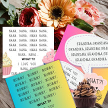 Funny Cards from kids to Mothers and Grandmas