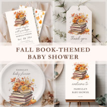 Fall Book Theme Baby Shower