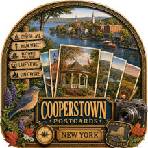 Cooperstown New York Postcards/Gifts
