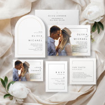 WEDDING   Modern chic minimalist photo