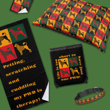 The smart Portuguese Water Dog Pattern