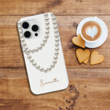 Off white Pearl necklace Collection