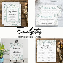 EUCALYPTUS BABY SHOWER COLLECTION