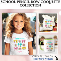 School Pencil Bow Coquette